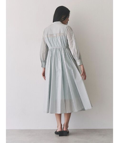 「TONAL」 長袖ワンピース MEDIUM ブルー レディース_画像6