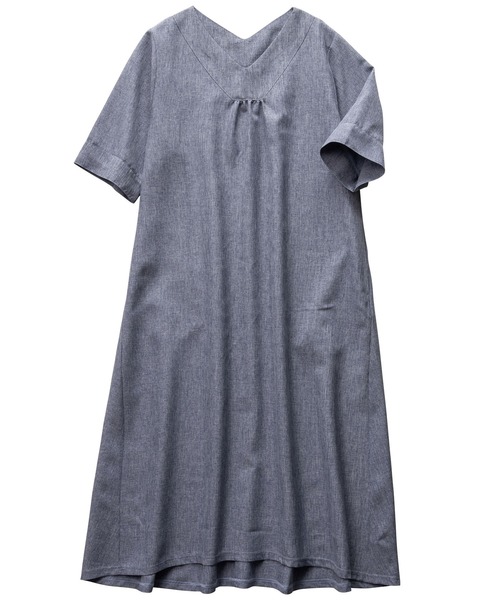 「Viola e Viola」 半袖ワンピース MEDIUM モカ レディース_画像6