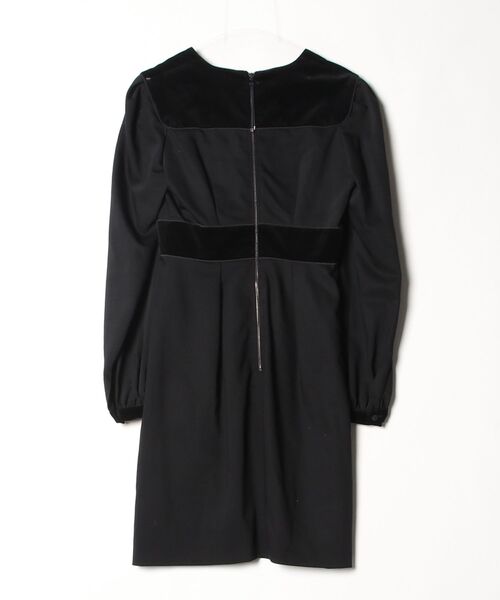 「SPORTMAX」 長袖ワンピース 40 ブラック レディース_画像2