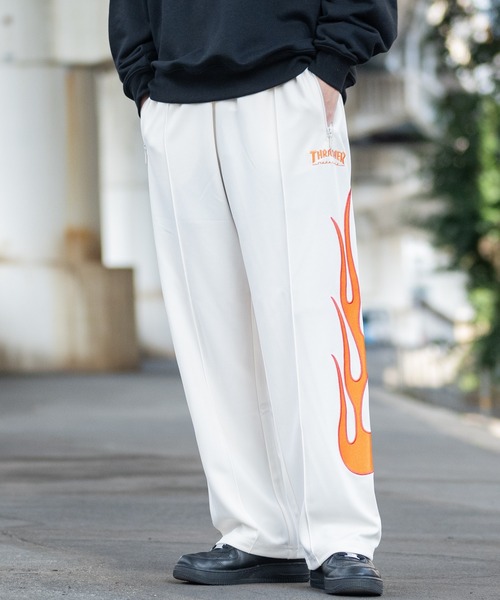 「THRASHER」 ジャージパンツ MEDIUM ブラック メンズ_画像8