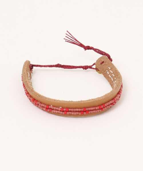 A.en（エイエン） ブレスレット 「CHAN LUU」LEATHER BEADS BRACELET