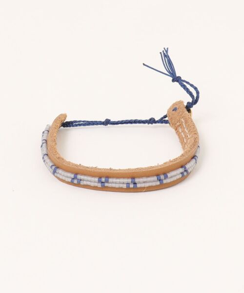A.en（エイエン） ブレスレット 「CHAN LUU」LEATHER BEADS BRACELET