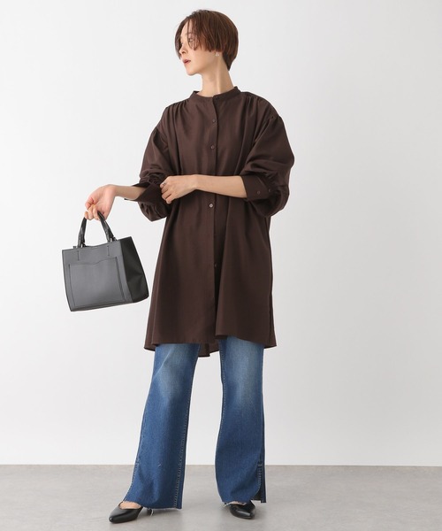 「LEPSIM」 長袖ワンピース FREE オフホワイト レディース_画像9
