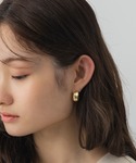 ピアス ワイドカーブメタルピアス レディースの詳細画像1