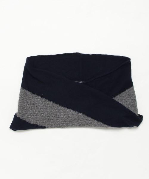 ストール カシミヤツイストネックウォーマー Zozotown Paypayモール店 レディースファッション カシミヤツイストネック