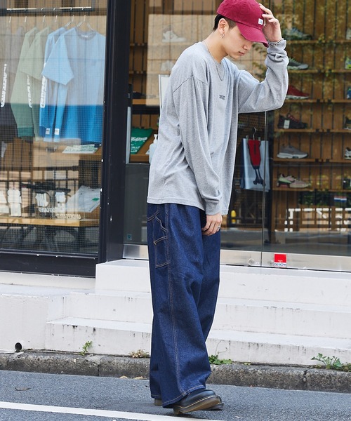 EDWIN（エドウィン） ワイドパンツ ジーンズ HAKAMA PAINTER DENIM