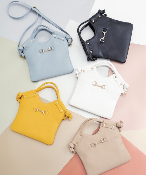 zakka box ザッカボックス　ミニハンドバッグ　ショルダーバッグ ZAKKA-BOX ショルダーバッグ バッグ ビット付ミニショルダー