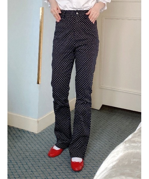 jumellドットパンツ　ブラック ドットパンツ | PANTS | JUMELLE