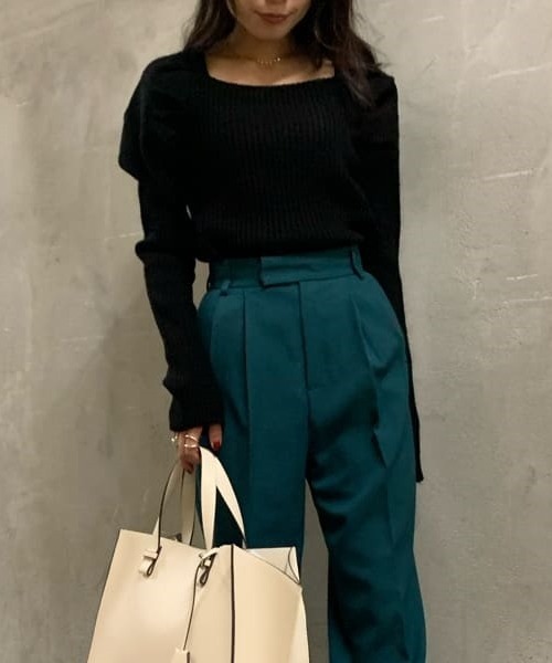 ニット スクエアネックボリュームスリーブニット Zozotown Paypayモール店 通販 Paypayモール