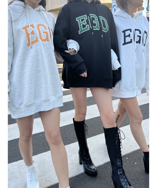 EGOIST（エゴイスト） パーカー EGO刺繍ユニセックスパーカー