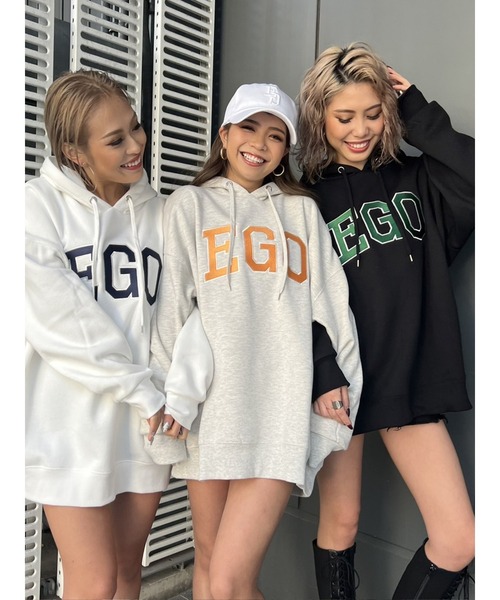 EGOIST（エゴイスト） パーカー EGO刺繍ユニセックスパーカー