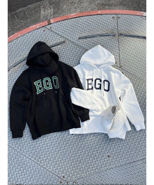 EGOIST EGO刺繍ユニセックスパーカー EGOIST（エゴイスト） パーカー EGO刺繍ユニセックスパーカー