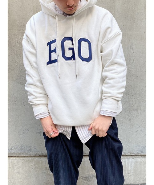 EGOISTパーカー EGOIST（エゴイスト） パーカー EGO刺繍ユニセックスパーカー