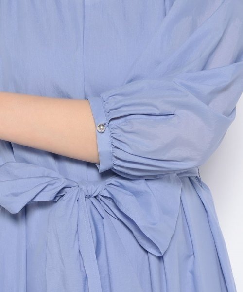 ワンピース 【LOULOU WILLOUGHBY】ナイロンコットンタフタギャザーワンピース LOULOU WILLOUGHBY