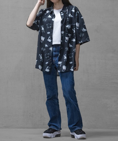 半袖シャツ＆スカートセット　シルク JOHN'S CLOSET シャツ 「a」とろみシルクタッチ アソート
