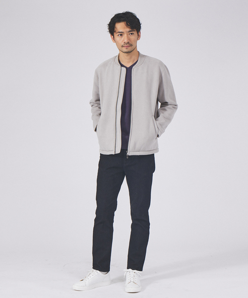 ABAHOUSE GRAY 革ジャン ライダース ネオスエード ボアライダース