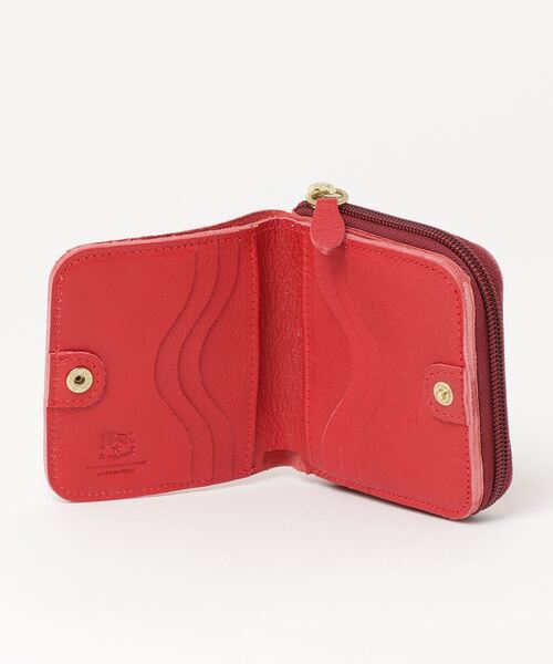 二つ折り財布 財布 IL BISONTE / ORIGINAL LEATHER / ウォレット レディース メンズの画像