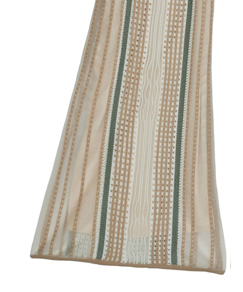 Ameri（アメリ） パンツ VARIOUS FABRICS SHEER KNIT PANTS レディース