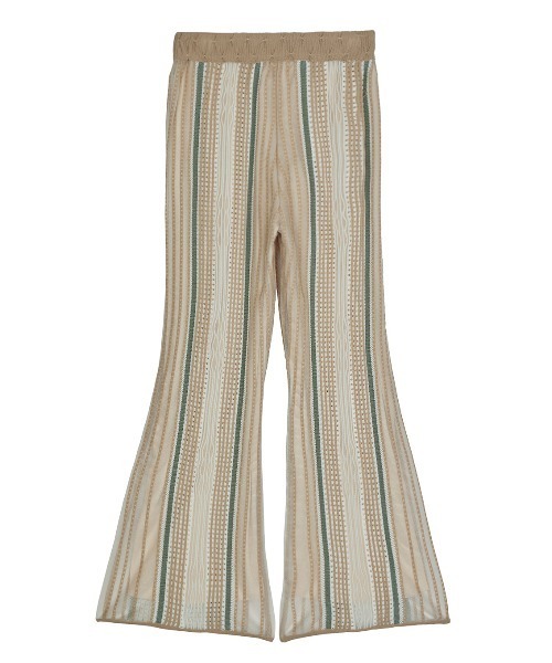 Ameri（アメリ） パンツ VARIOUS FABRICS SHEER KNIT PANTS レディース