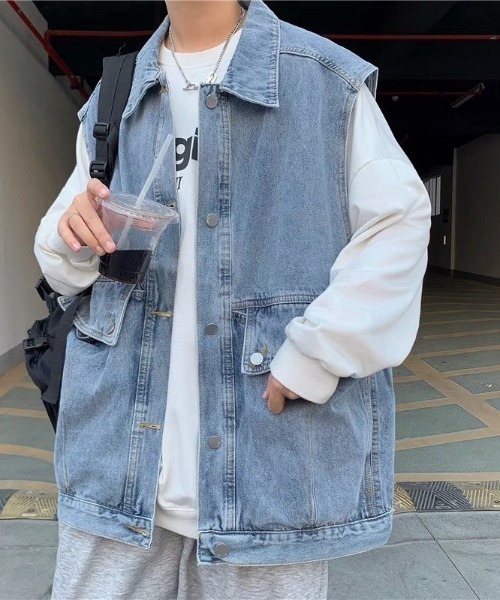 D&amp;G - D&amp;Gジャケット DROP STITCHES DENIM JACKET / ドロップステッチ デニム