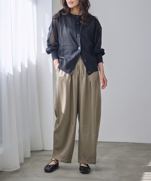 for/c（フォーシー） カーディガン 「新色追加」シアーニットクルー