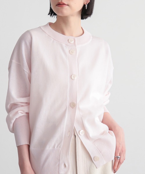 for/c（フォーシー） カーディガン 「新色追加」シアーニットクルー