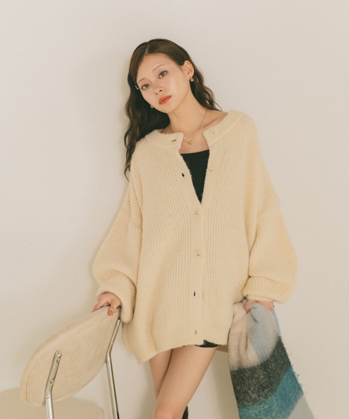 VANNIE U（ヴァニーユー） ニット セーター ミックスオーバーニット