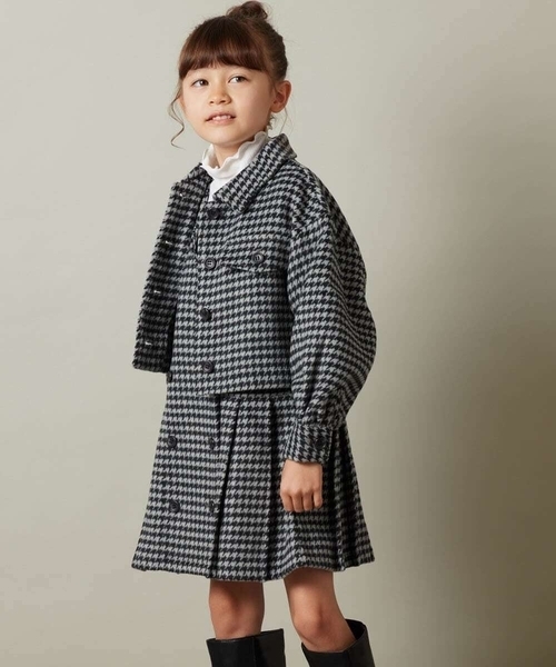 美品✨a.v.v フォーマルセットアップ 女の子 キッズ 120 120-160]衿付きオフショルワンピース(ワンピース) | a.v.v KIDS