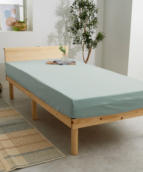 iellio ベッド 寝具 バイカラー カラフル 防ダニ ベッドカバー