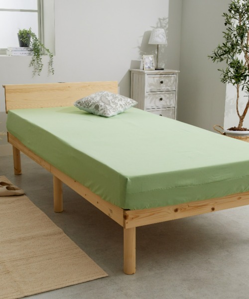iellio ベッド 寝具 バイカラー カラフル 防ダニ ベッドカバー