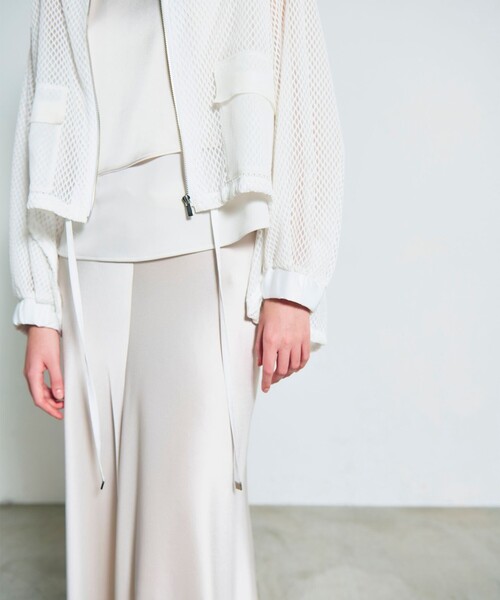 GRACE CONTINENTAL スカート サテンバイアスロングスカート : ZOZOTOWN