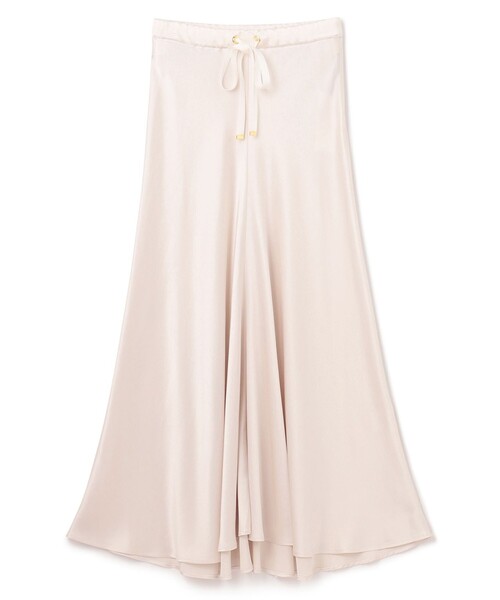 GRACE CONTINENTAL スカート サテンバイアスロングスカート
