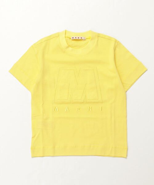 MARNI マルニ Kids & Junior ロゴ半袖Tシャツカットソー 8Y セール】MARNI（マルニ）Kids & Junior ブランドロゴ半袖Tシャツ