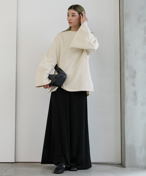 フレアスウェット earthy_】オーガニックコットンフレアスウェットパンツ | OUTLET
