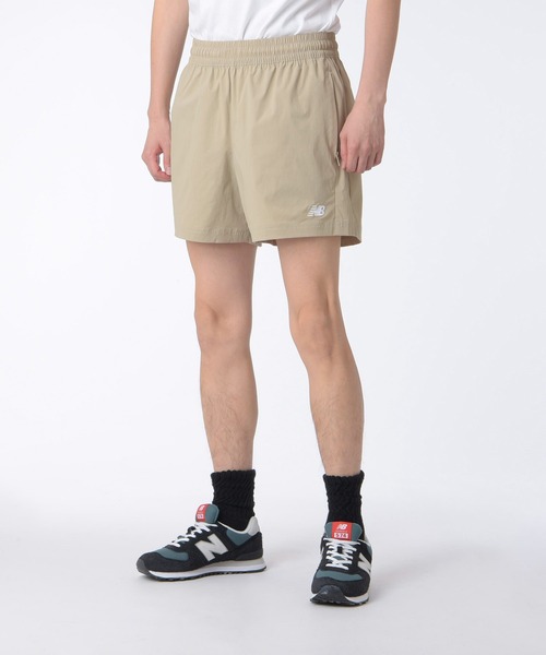 New Balance パンツ Athletics ウーブンショーツ 5インチ メンズ