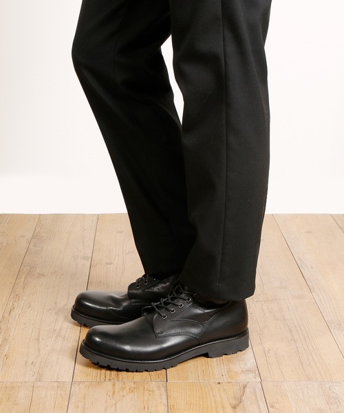 PADRONE ブーツ パドローネ / SIDE ZIP LACE UP BOOTS (WATER PROOF 