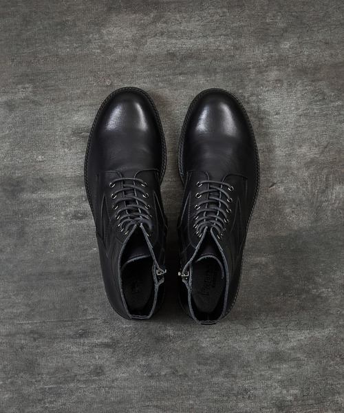 PADRONE（パドローネ） ブーツ パドローネ / SIDE ZIP LACE UP BOOTS