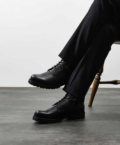 PADRONE新品未使用品定価34,100円ヌバックサイドジップブーツ41 PADRONE（パドローネ） ブーツ パドローネ / SIDE ZIP LACE UP BOOTS