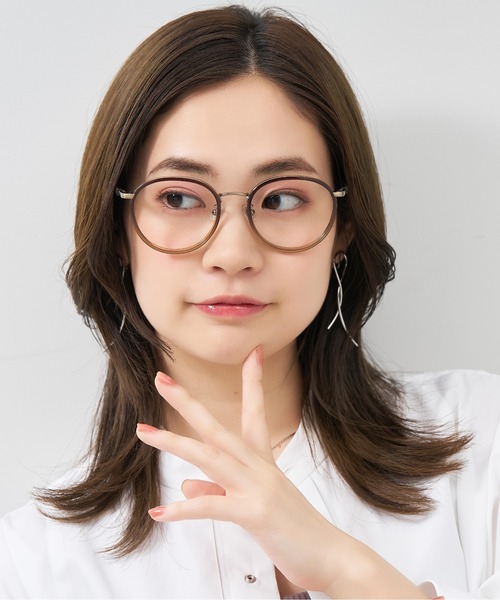 Zoff（ゾフ） 伊達メガネ メガネ 眼鏡 「中顔面短縮みえメガネ