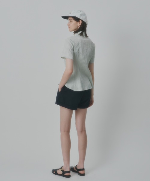 GIUNON ブラウス シャツ big collar flare shirt / ビッグカラー