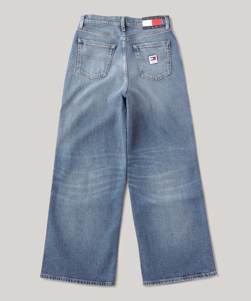 TOMMY HILFIGER パンツ デニム ジーンズ クレールハイウエストワイド 