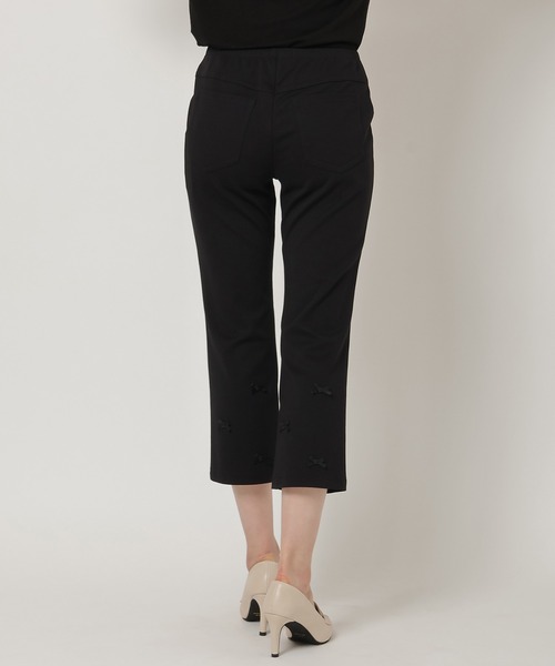 Rose Tiara（ローズティアラ） パンツ リボンクロップド丈レギンス