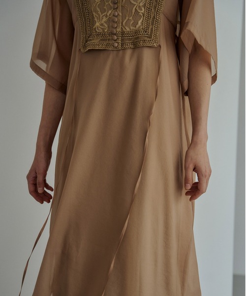 LE'RURE ドレス Nomadical organdy dress : ZOZOTOWN Yahoo!店