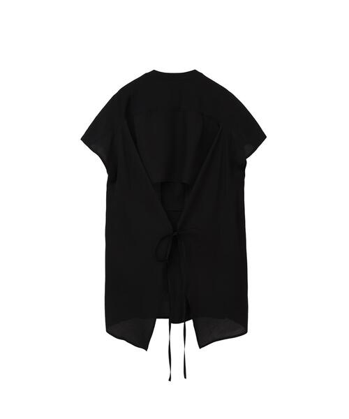 tシャツ MANOF/マノフ/BACK OPEN SHIRT レディース