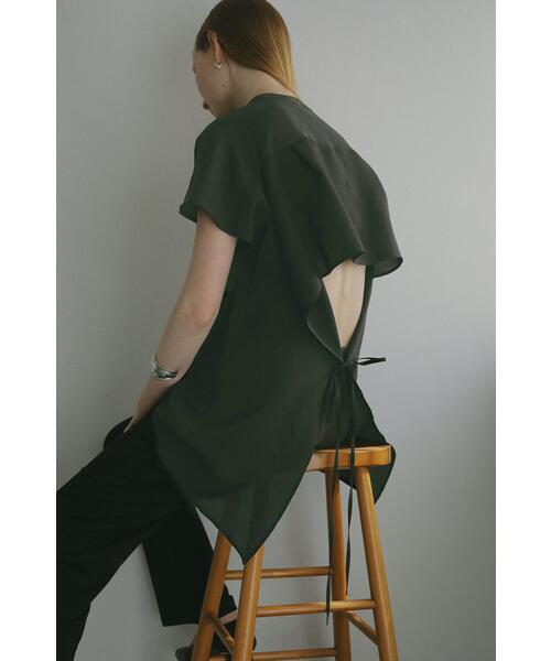 MANOF tシャツ MANOF/マノフ/BACK OPEN SHIRT レディース