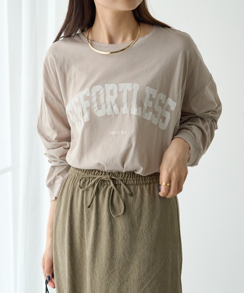 tシャツ シアーフライスロゴプリントT レディース SET]シアーフライス ロゴプリントT +シアーフライス ロゴ