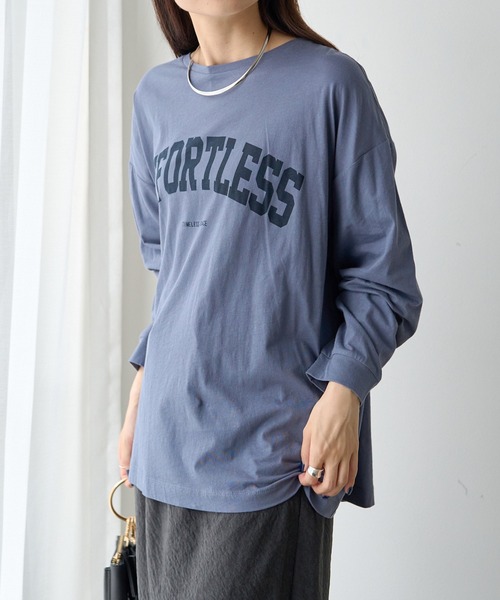pual ce cin tシャツ Tシャツ シアーロゴプリントカットソー