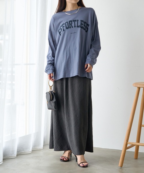 tシャツ Eglantine ロゴ×フラワープリントカットソー レディース EGLANTINE tシャツ Eglantine ロゴ×フラワープリントカットソー