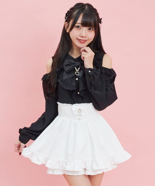 Secret Honey（シークレットハニー） スカート 裾ダブルフリルスカパン