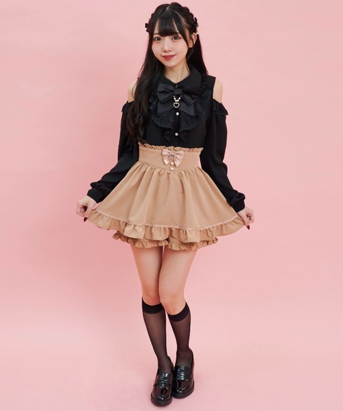 Secret Honey（シークレットハニー） スカート 裾ダブルフリルスカパン